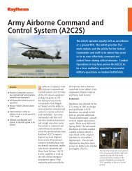 Army Airborne Command and Control System (A2C2S) - Raytheon