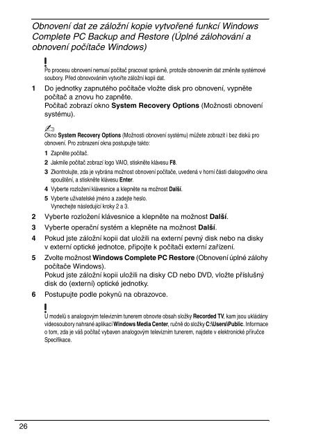 Sony VGN-FW11E - VGN-FW11E Guide de d&eacute;pannage Polonais