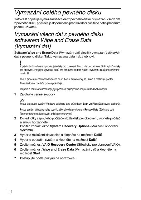 Sony VGN-FW11E - VGN-FW11E Guide de d&eacute;pannage Polonais