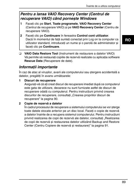 Sony VGN-FW11E - VGN-FW11E Guide de d&eacute;pannage Polonais