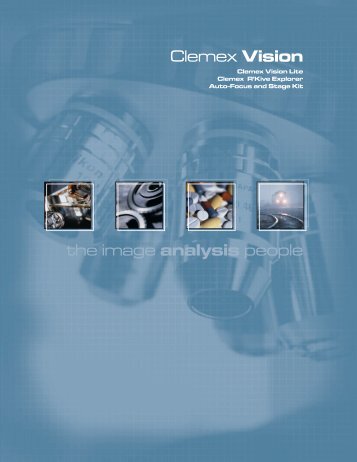 the image analysis people Clemex Vision