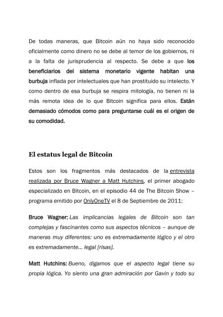 Bitcoin La moneda del futuro