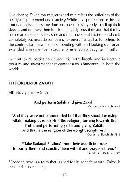 Zakah - The Obligation of Purity