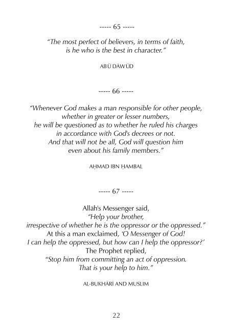 100 Teachings of the Prophet