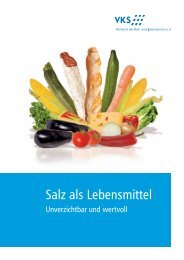 Salz als Lebensmittel - Verband der Kali