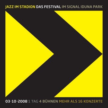 Programm Jazz im Stadion 2008