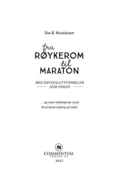 Fra røykerom til maraton - leseprøve