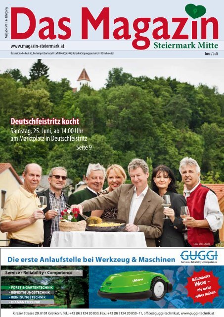 Steiermark Mitte Deutschfeistritz kocht - DAS MAGAZIN Steiermark ...