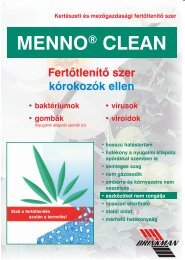 MENNO® Clean hatékonyság - Brinkman Hungary Kft.