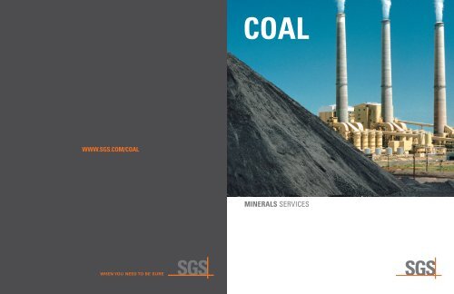 Coal Services Brochure - SGS