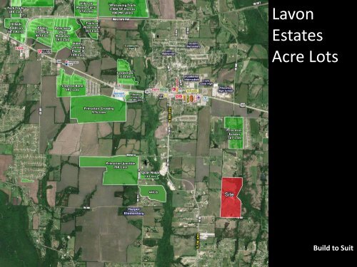 Lavon Estates  Lots for sale Aerial of Princeton Development