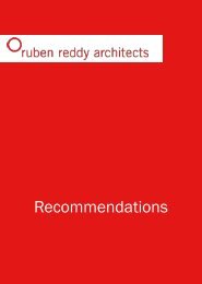 Ruben Reddy Architects - Recommendations