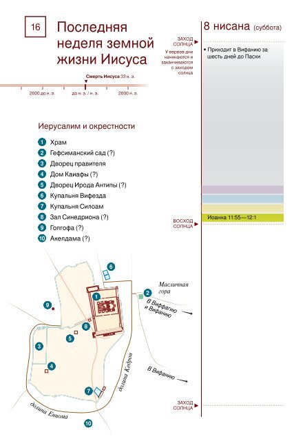  Слово Бога в картах и схемах