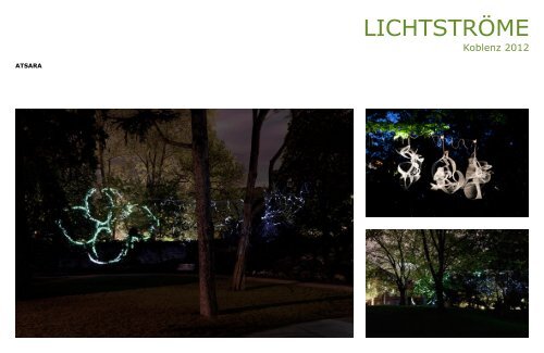 Dokumentation der LICHTSTRÖME Koblenz 2012