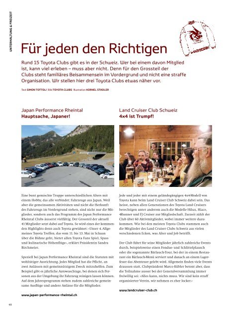 Magazin 2012 - Toyota Schweiz