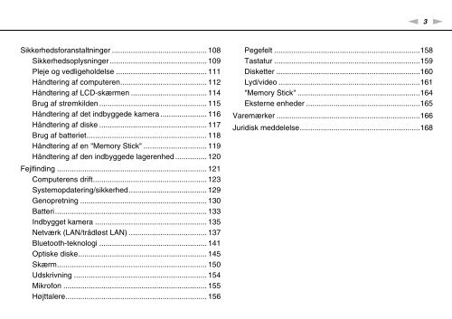 Sony VPCF13J8E - VPCF13J8E Mode d'emploi Danois