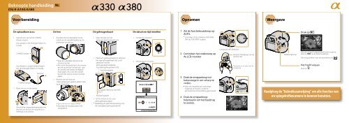 Sony DSLR-A330Y - DSLR-A330Y Consignes d&rsquo;utilisation Allemand