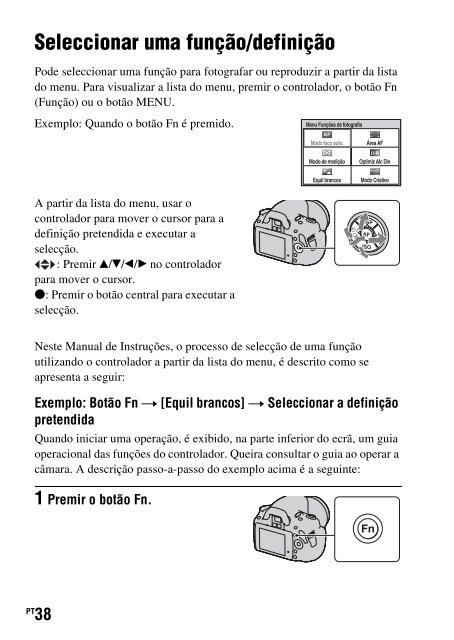 Sony DSLR-A330Y - DSLR-A330Y Consignes d&rsquo;utilisation Portugais