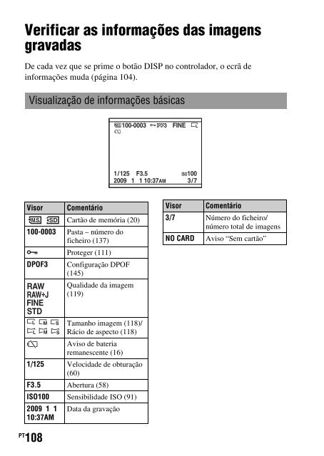 Sony DSLR-A330Y - DSLR-A330Y Consignes d&rsquo;utilisation Portugais