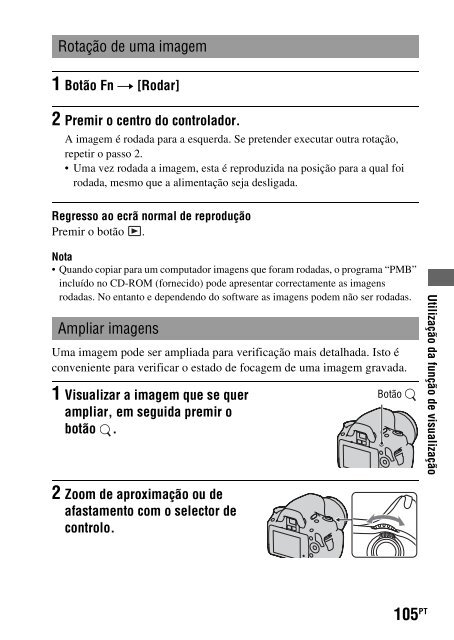 Sony DSLR-A330Y - DSLR-A330Y Consignes d&rsquo;utilisation Portugais