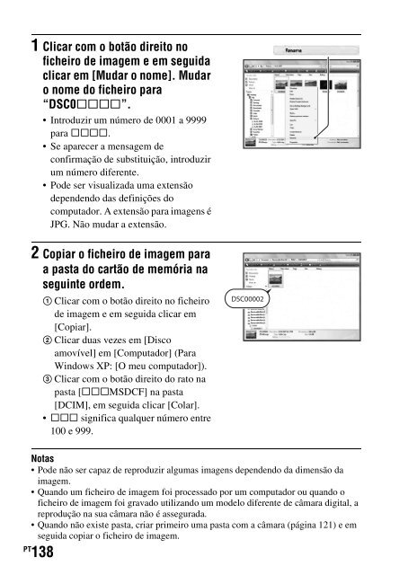 Sony DSLR-A330Y - DSLR-A330Y Consignes d&rsquo;utilisation Portugais