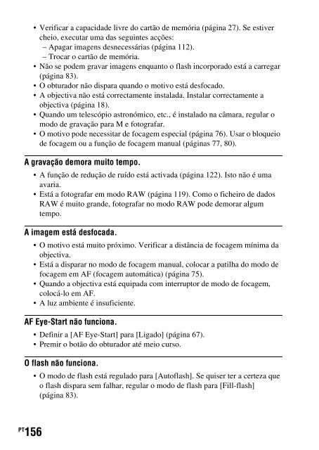 Sony DSLR-A330Y - DSLR-A330Y Consignes d&rsquo;utilisation Portugais