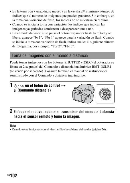 Sony DSLR-A330Y - DSLR-A330Y Consignes d&rsquo;utilisation Espagnol