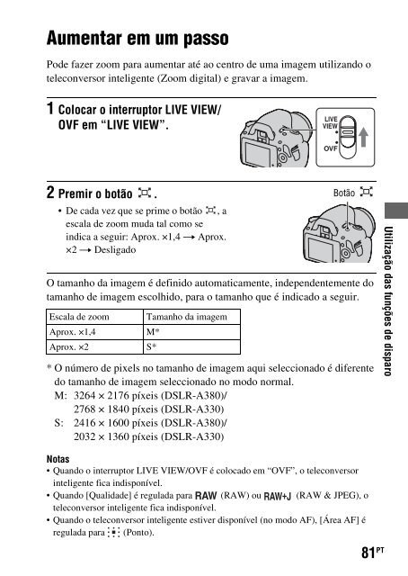 Sony DSLR-A330Y - DSLR-A330Y Consignes d&rsquo;utilisation Espagnol