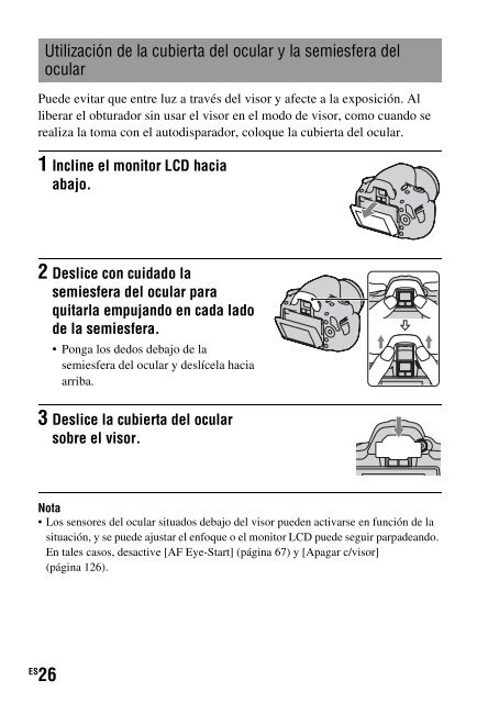 Sony DSLR-A330Y - DSLR-A330Y Consignes d&rsquo;utilisation Espagnol