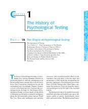 The History of Psychological Testing