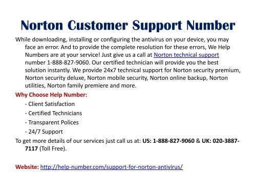 norton contact numbers norton contact numbers