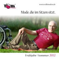 Mode, die im Sitzen sitzt - Rolli-Moden