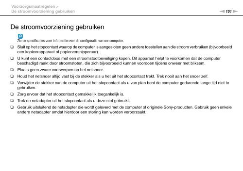 Sony VGN-Z46XRN - VGN-Z46XRN Mode d'emploi N&eacute;erlandais