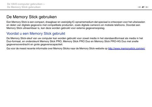 Sony VGN-Z46XRN - VGN-Z46XRN Mode d'emploi N&eacute;erlandais