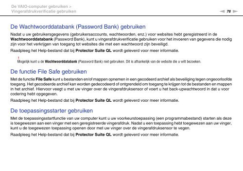 Sony VGN-Z46XRN - VGN-Z46XRN Mode d'emploi N&eacute;erlandais