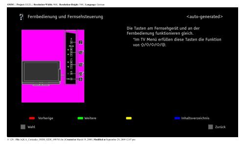 Sony KDL-37W5830 - KDL-37W5830 Consignes d&rsquo;utilisation Allemand