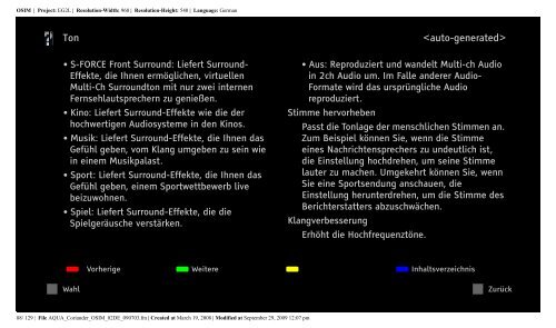 Sony KDL-37W5830 - KDL-37W5830 Consignes d&rsquo;utilisation Allemand