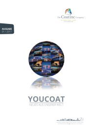 YouCoat 1/2017 | The Coatinc Company Mitarbeiter-Magazin