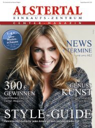 Live- Moden- schauen CENTER - MAGAZIN - Alstertal Einkaufs ...