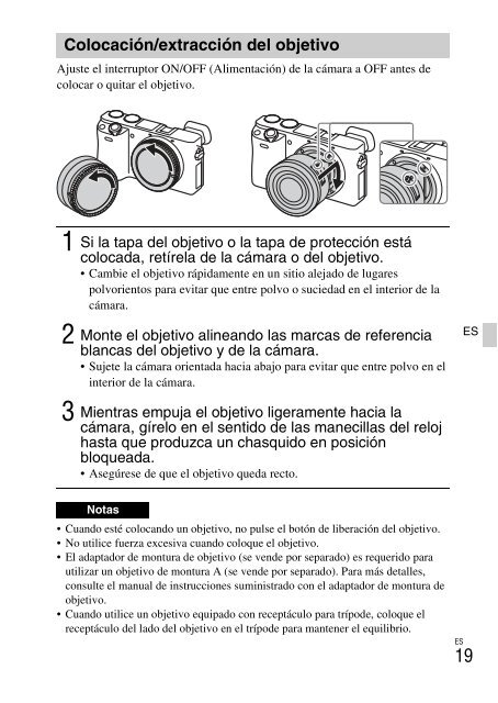 Sony ILCE-6300 - ILCE-6300 Mode d'emploi Anglais