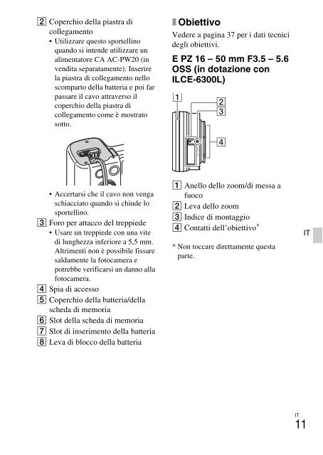 Sony ILCE-6300 - ILCE-6300 Mode d'emploi Anglais