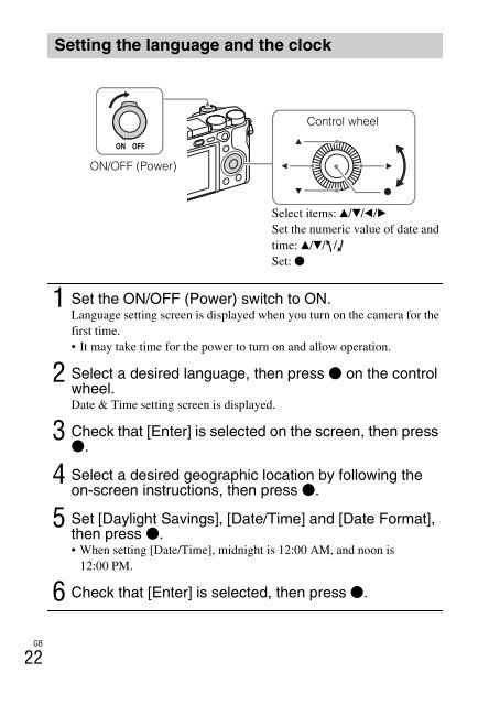 Sony ILCE-6300 - ILCE-6300 Mode d'emploi Anglais