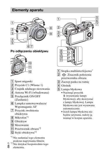 Sony ILCE-6300 - ILCE-6300 Mode d'emploi Anglais