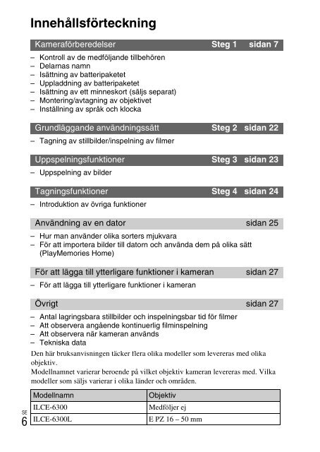 Sony ILCE-6300 - ILCE-6300 Mode d'emploi Anglais