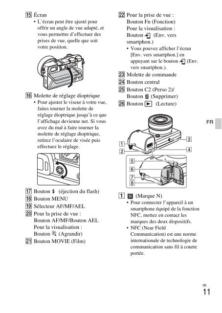 Sony ILCE-6300 - ILCE-6300 Mode d'emploi Anglais