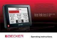 Operating instructions - mobilenavigation.mybecker.com - Harman ...