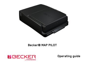 MAP PILOT_EN.book - Harman/Becker Automotive Systems GmbH