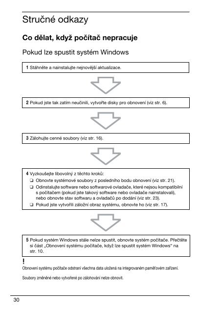 Sony VPCEC1Z1E - VPCEC1Z1E Guide de d&eacute;pannage Slovaque