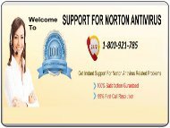 Be free! Get 24*7 Norton technical supports