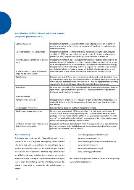 PWA schoolgids 2016-2017 SO definitief